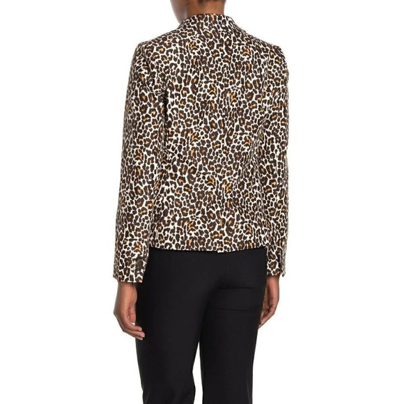 J. Crew Size XXS Leopard Printed School Boy Blazer - Picture 2 of 6
